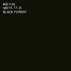 #0E1103 - Black Forest Color Image